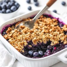 Easy Blueberry Crisp Recipe