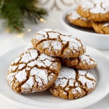 Easy Gingerbread Crinkle Cookies Recipe