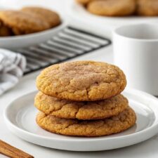 Chewy Pumpkin Snickerdoodle Cookies Recipe