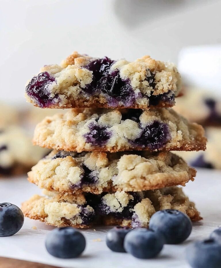 Blueberry Crumble Cake Cookies Recipe