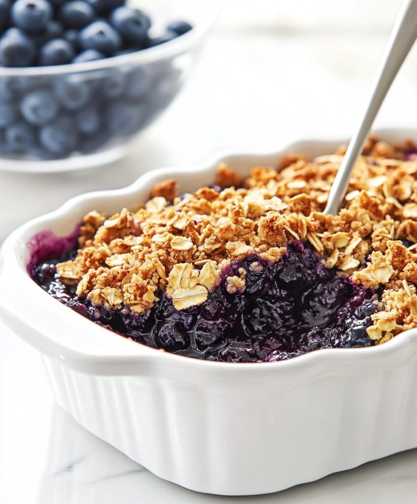 Easy Blueberry Crisp Recipe