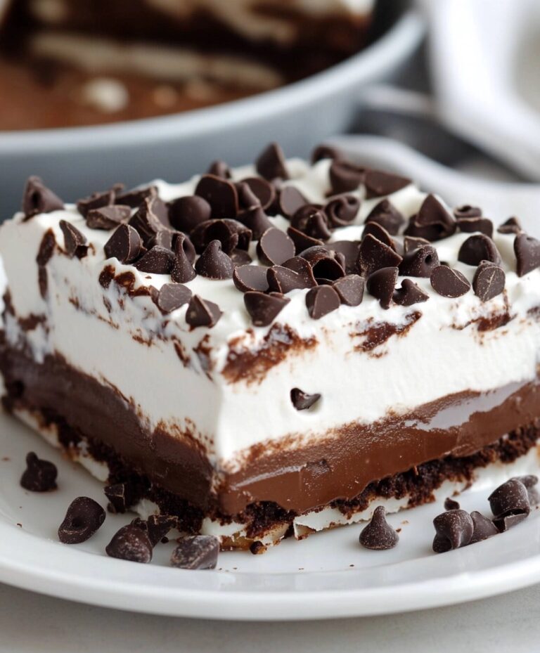 Chocolate Lasagna Easy No-bake Dessert Recipe