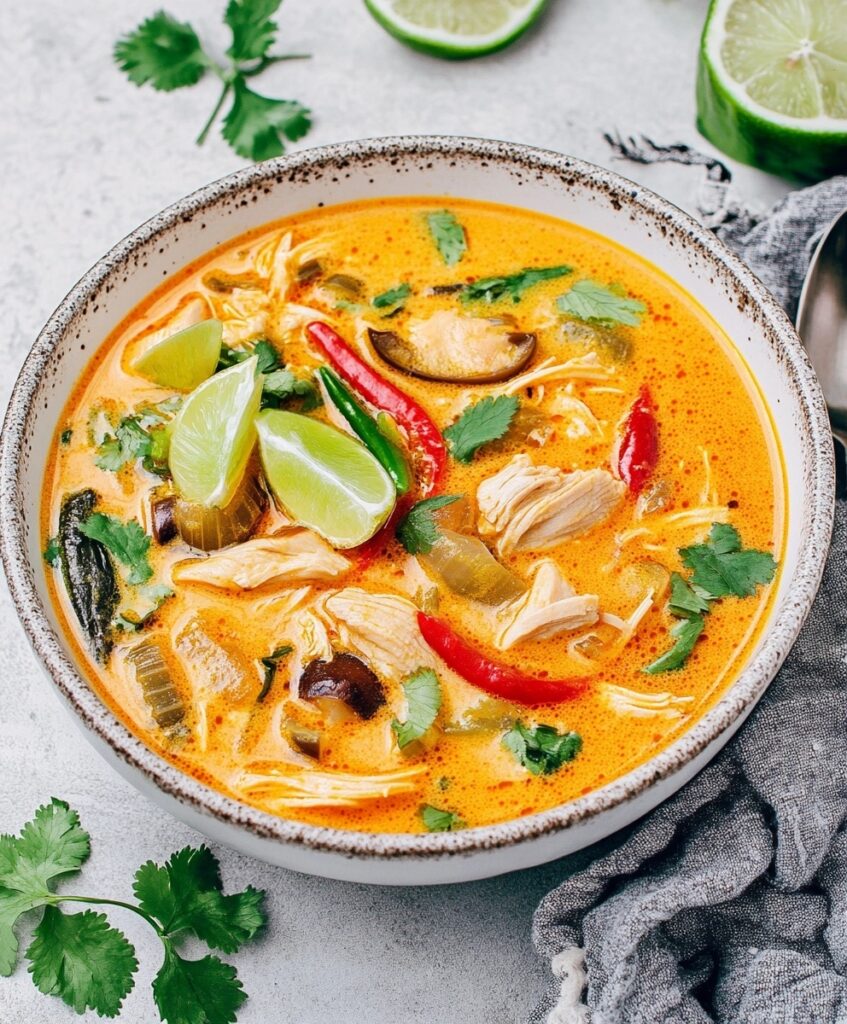 Easy Thai Chicken Curry Soup Recipe