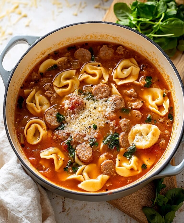 Sausage Tortellini Soup Recipe