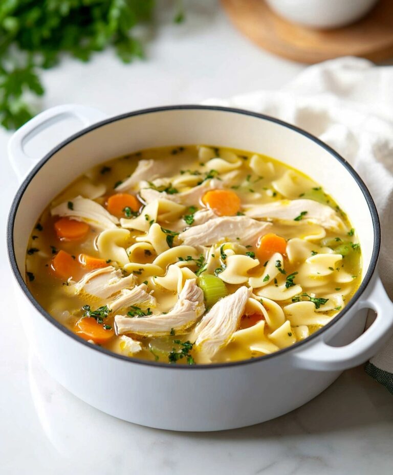 Homemade Chicken Noodle Soup Recipe