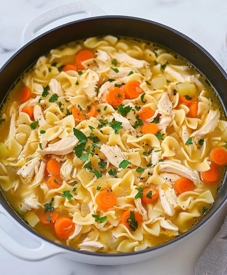 Easy One Pot Chicken Noodle Soup Recipe