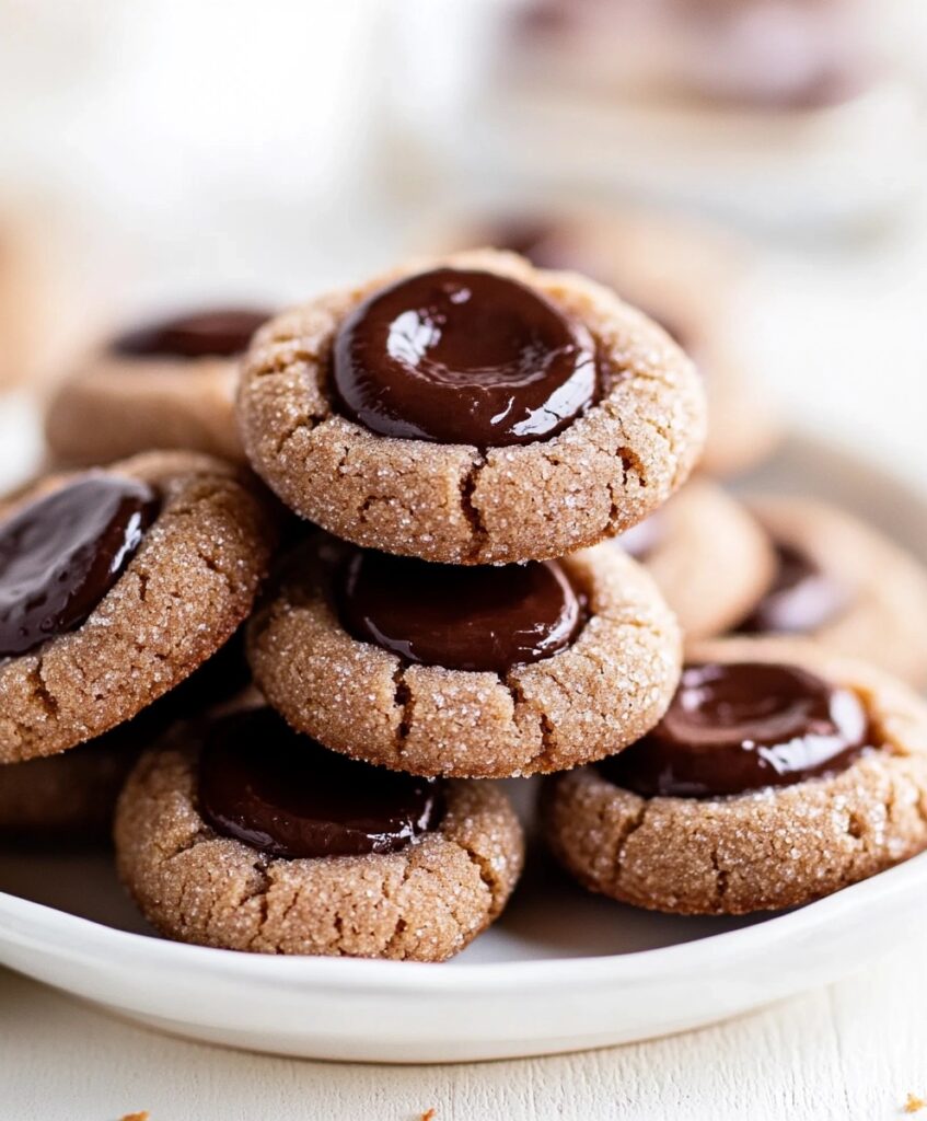 Chocolate Thumbprint Cookies Recipe