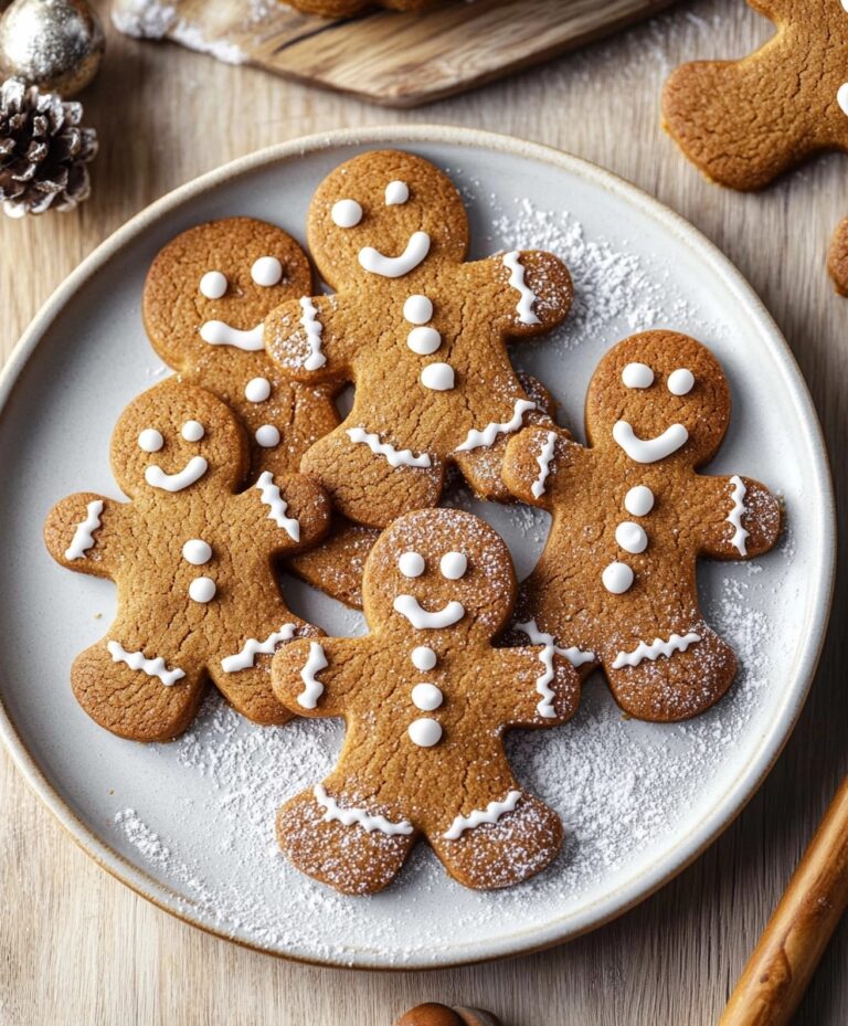 Soft & Chewy Gingerbread Men Cookies Recipe