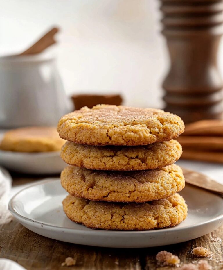 Chewy Pumpkin Snickerdoodle Cookies Recipe