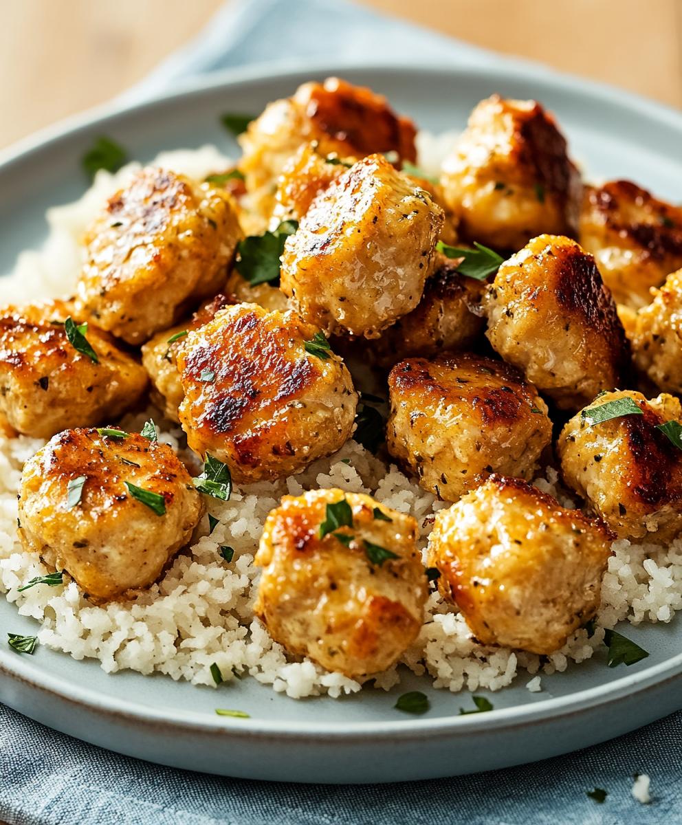 15-minute Garlic Butter Chicken Bites Recipe