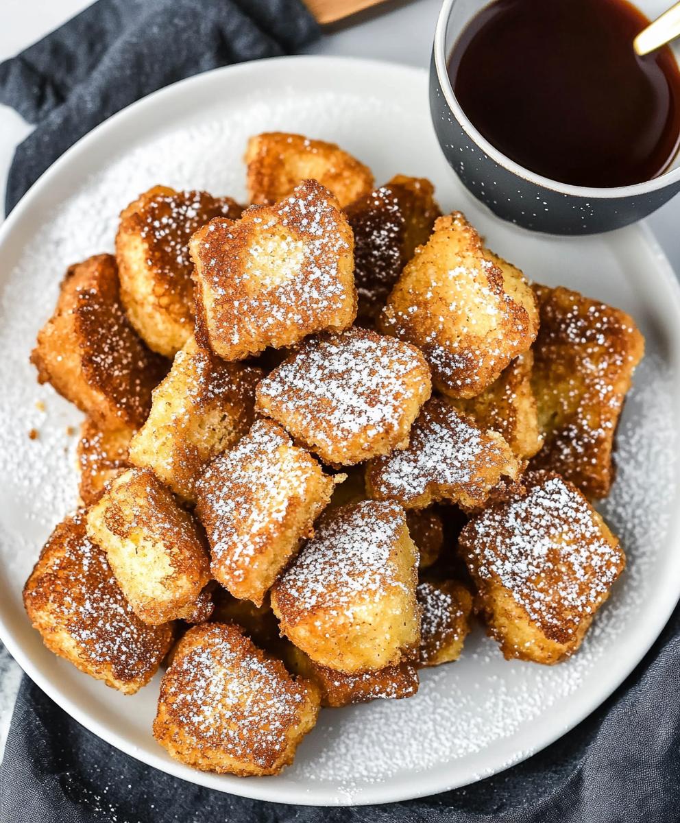 Air Fryer French Toast Bites Recipe