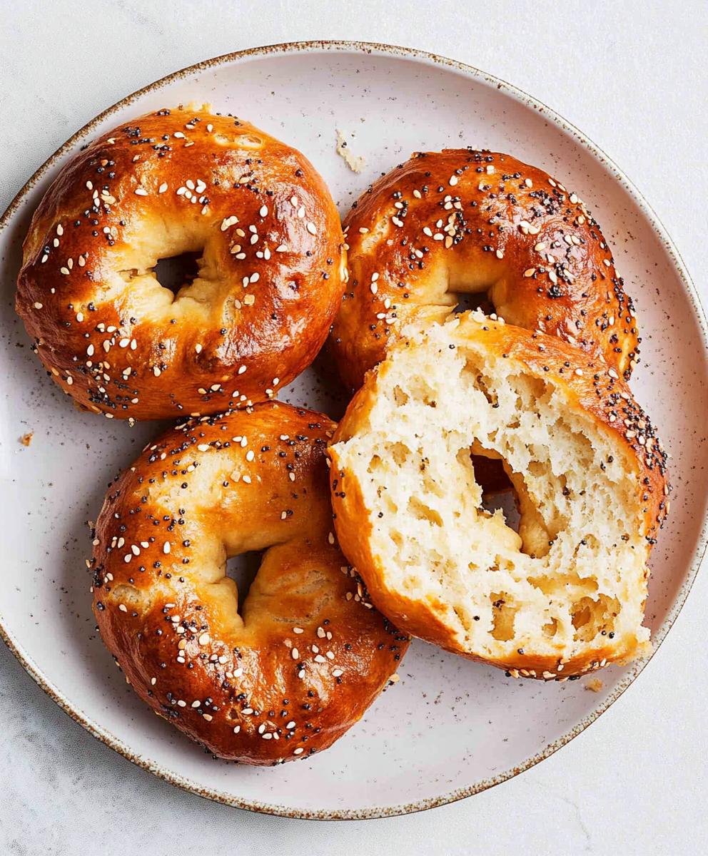 Air Fryer Protein Bagels Recipe