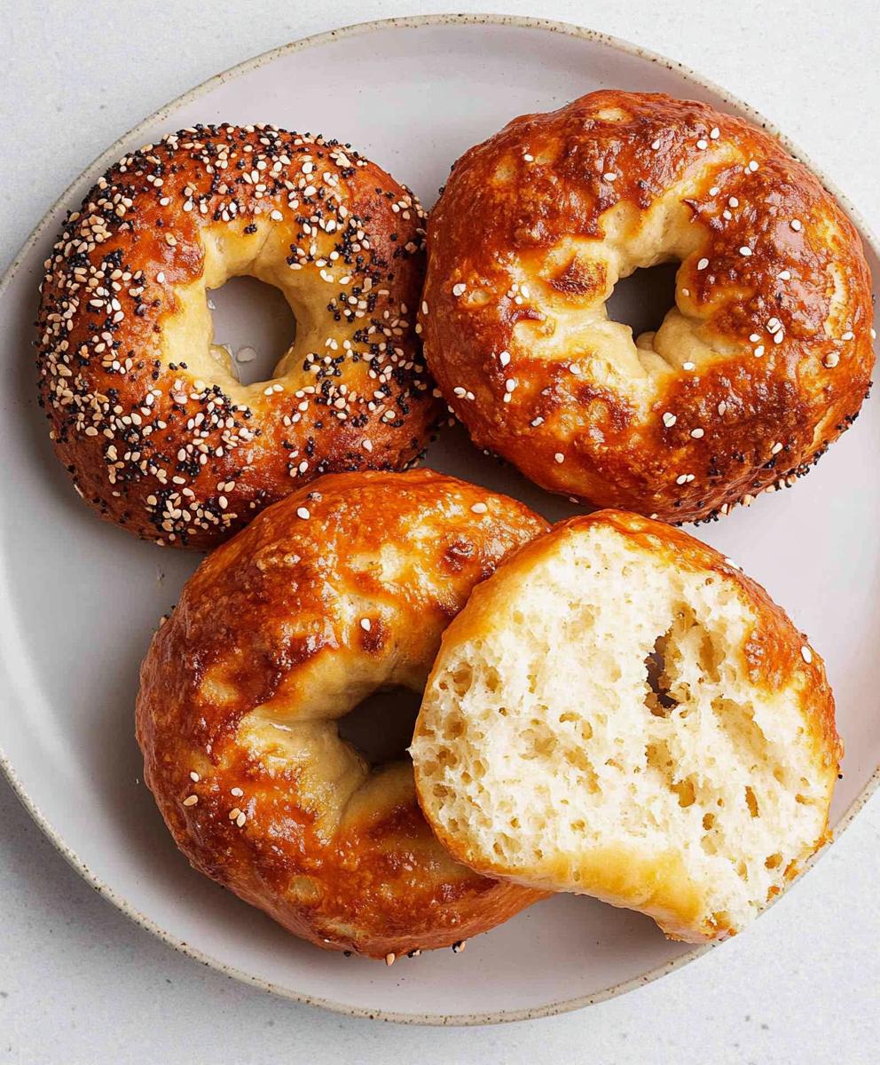Air Fryer Protein Bagels Recipe