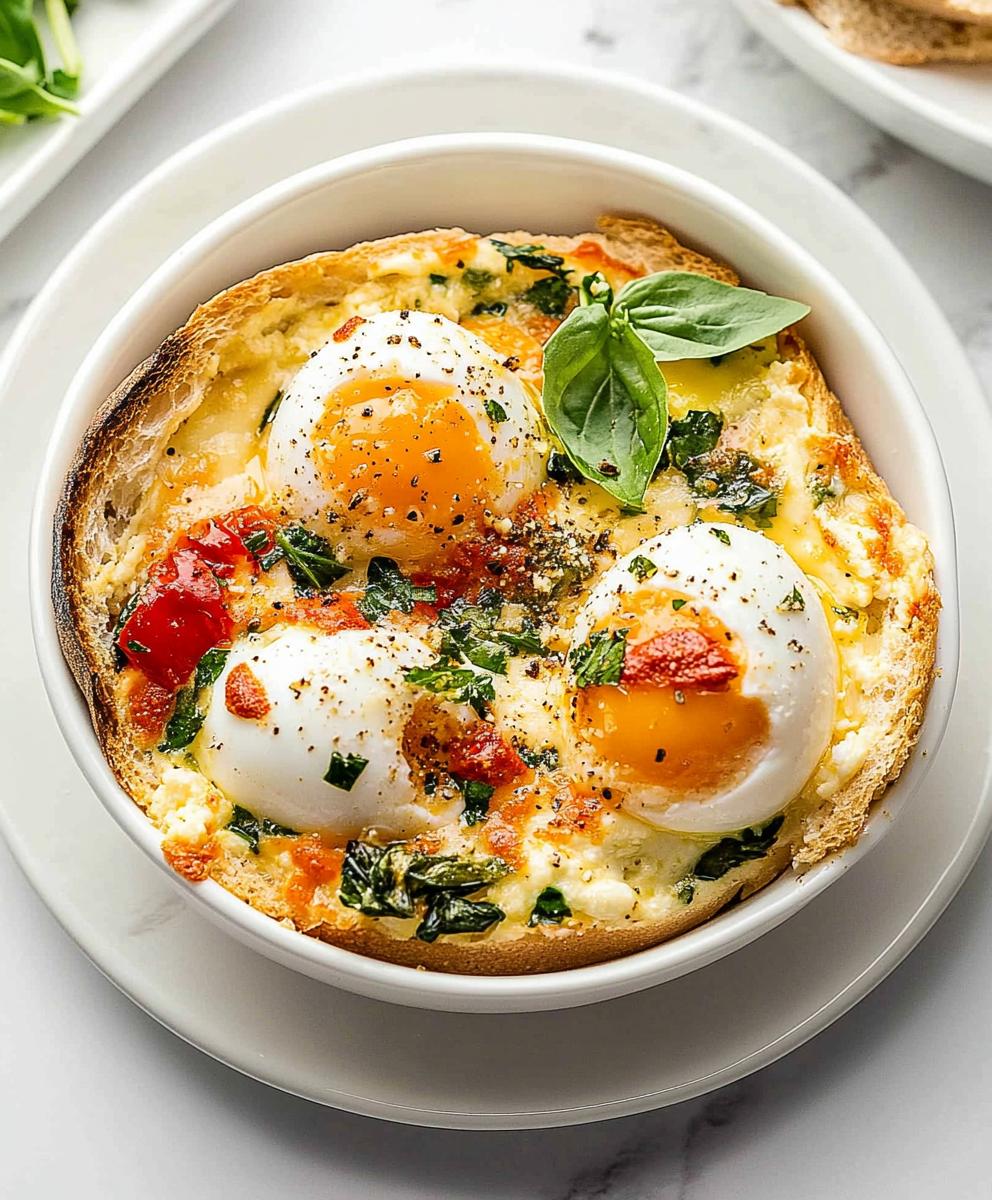 Baked Feta Eggs Recipe