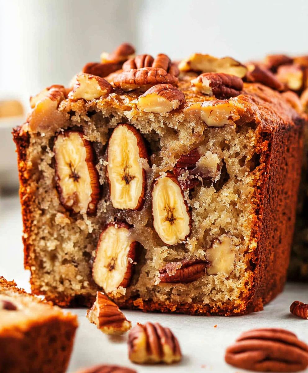 Banana Bread With Pecans Recipe