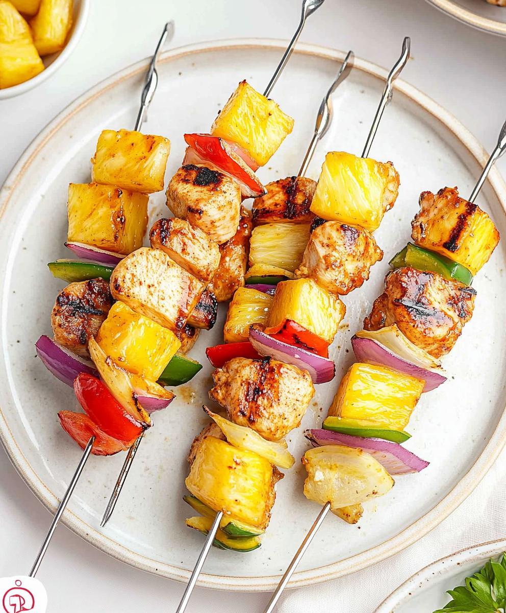 Bbq Pineapple Chicken Kabobs Recipe