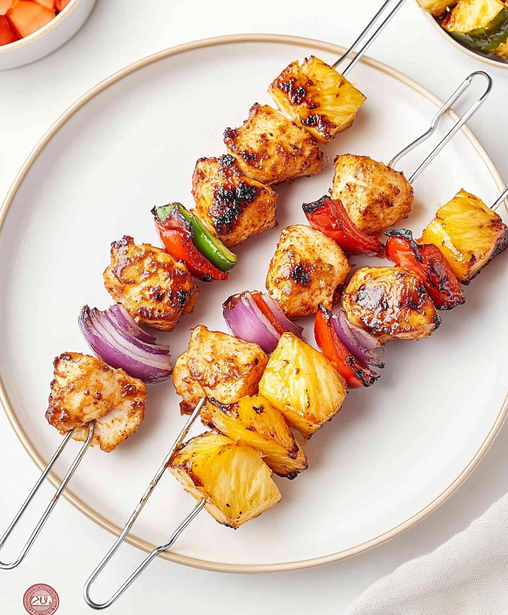 Bbq Pineapple Chicken Kabobs Recipe
