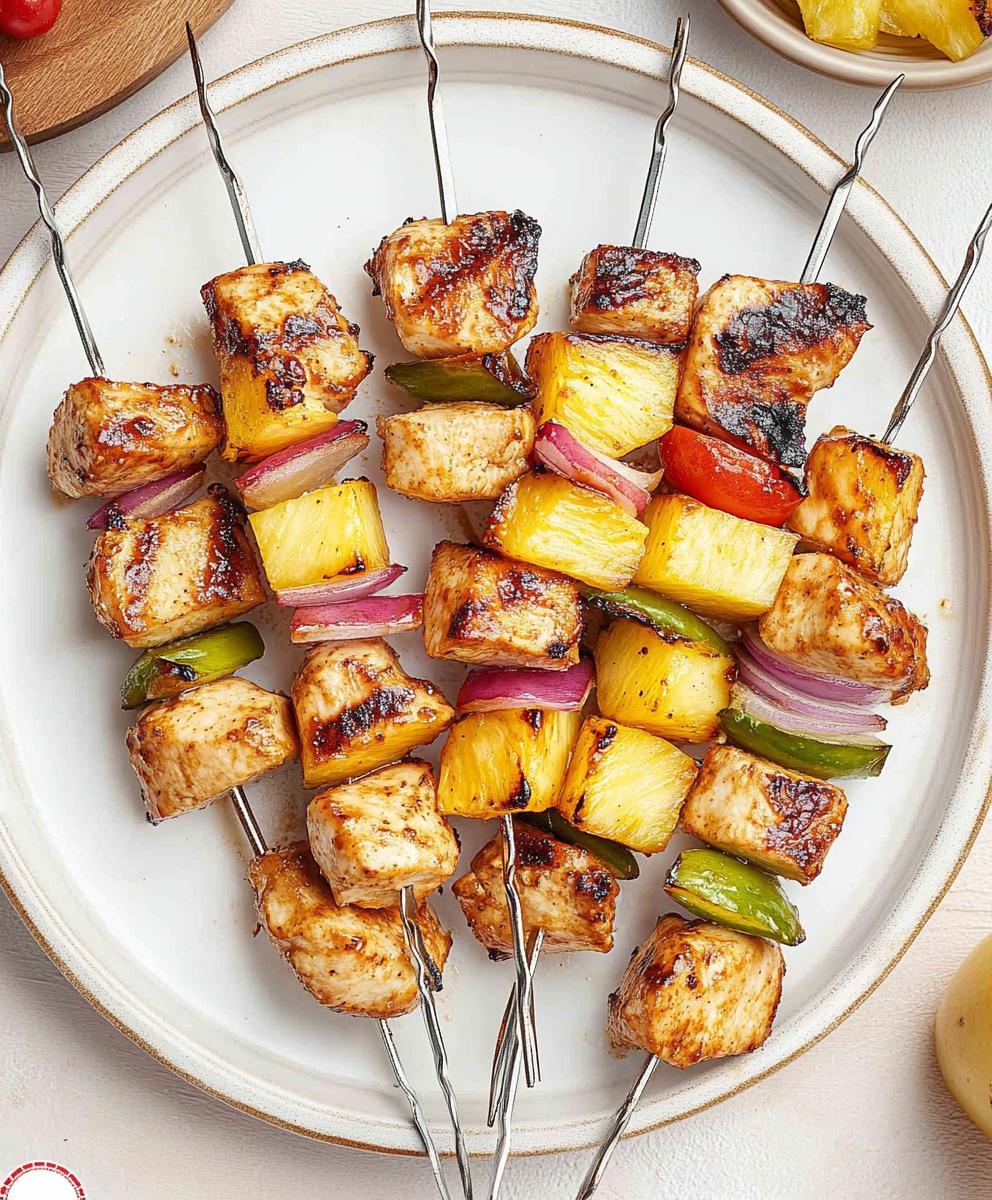 Bbq Pineapple Chicken Kabobs Recipe