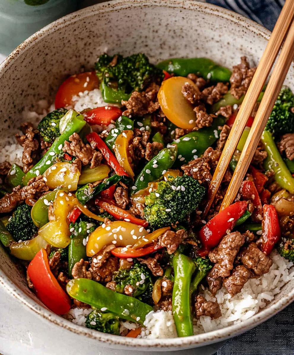 Beef Stir Fry With Vegetables Recipe