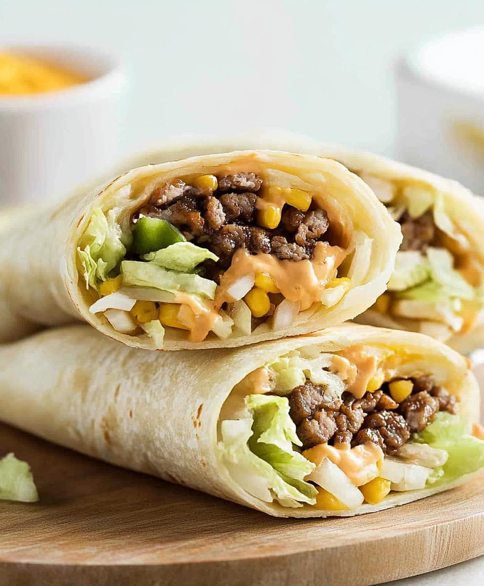 Big Mac Wraps Recipe