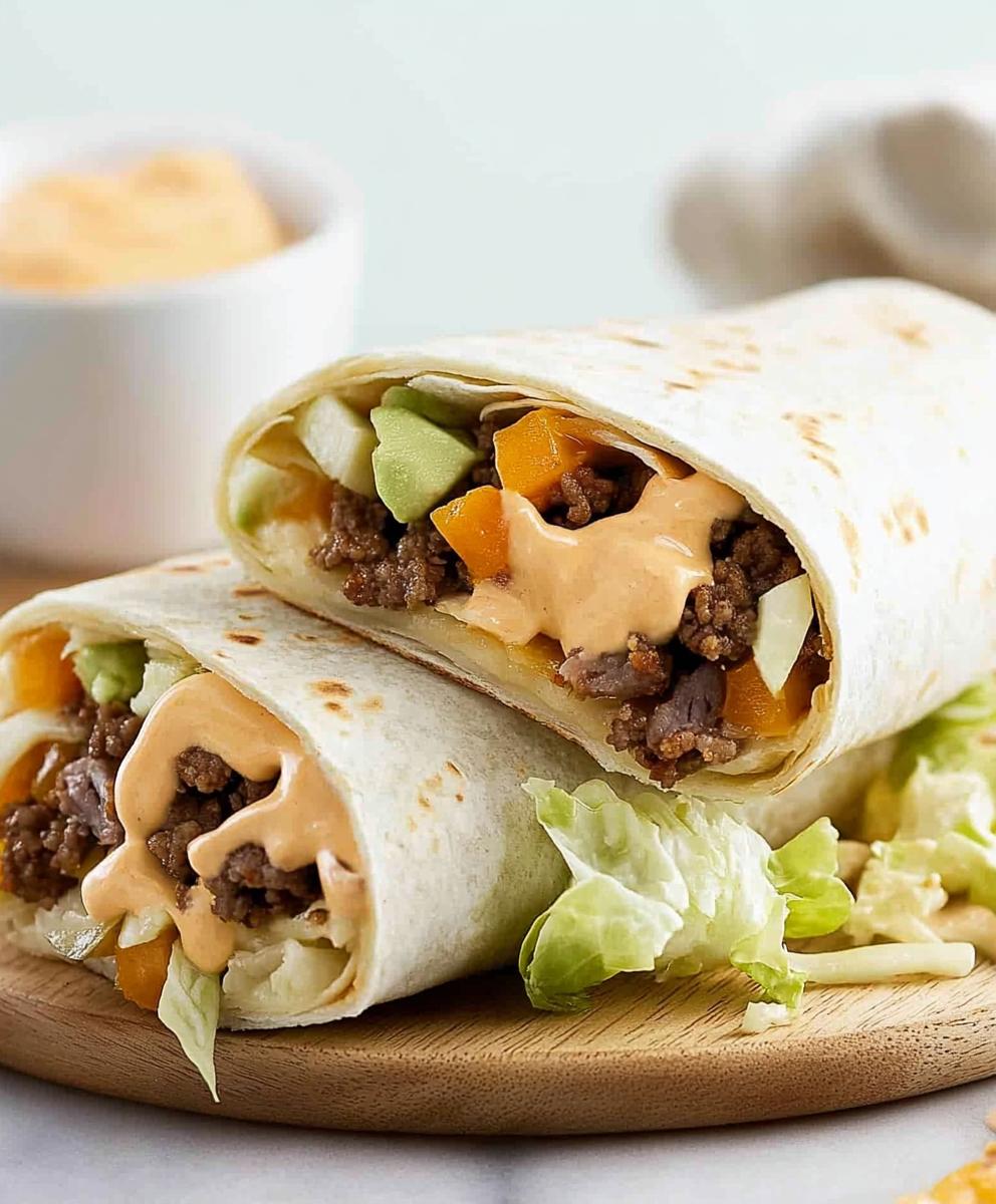Big Mac Wraps Recipe