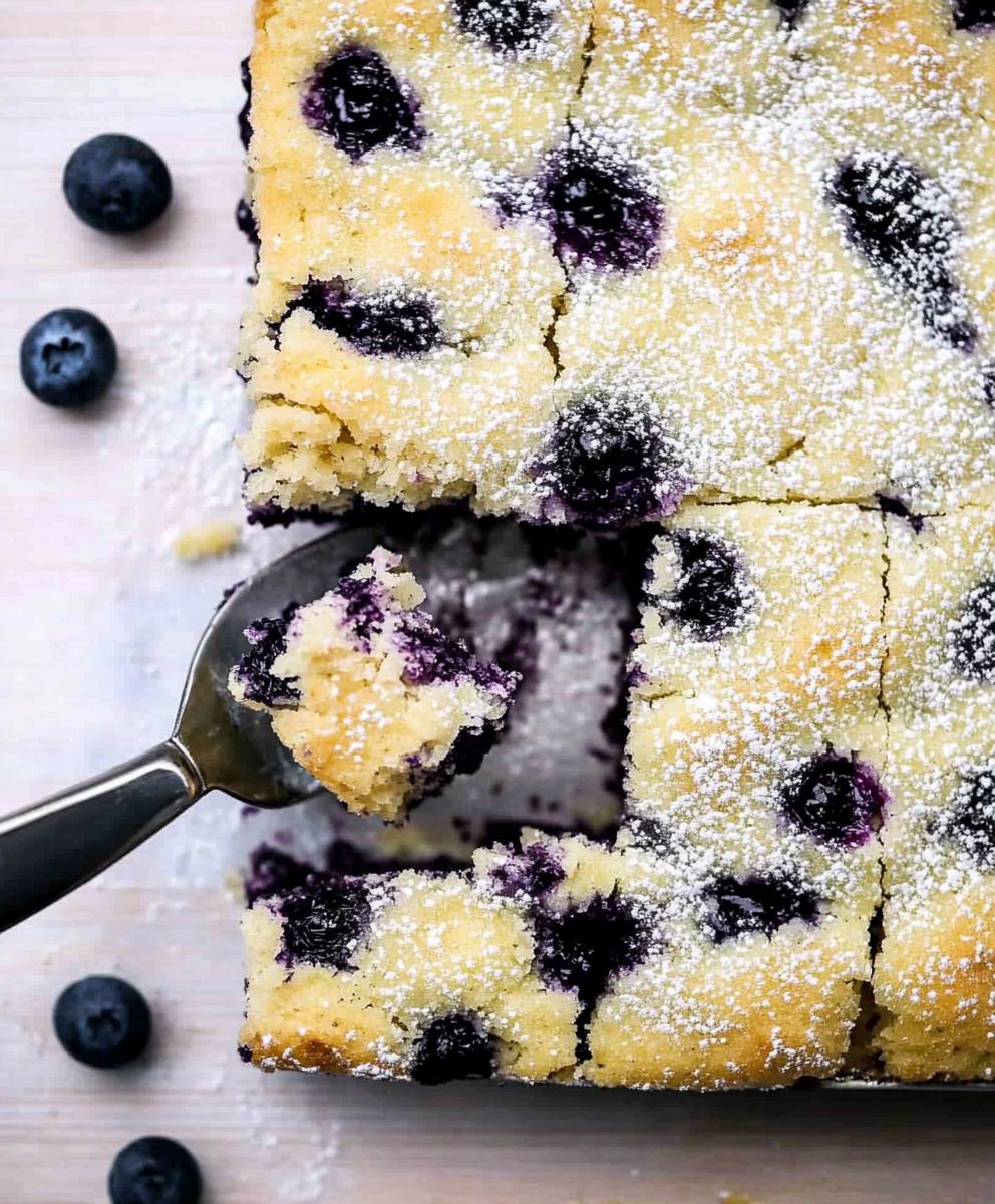 Blueberry Buttermilk Pancake Casserole Recipe