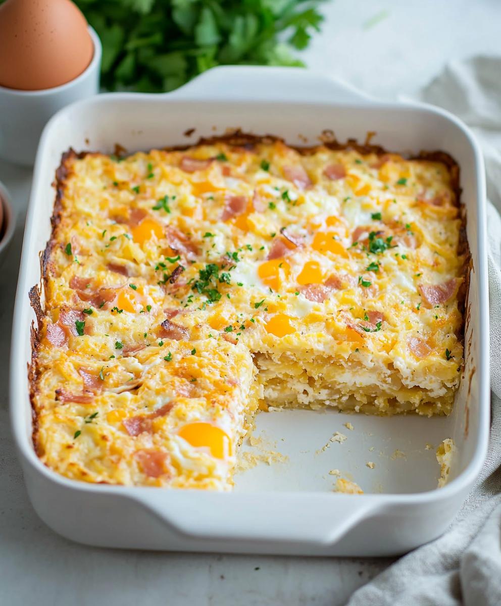 Breakfast Casserole (hash Browns & Eggs) Recipe