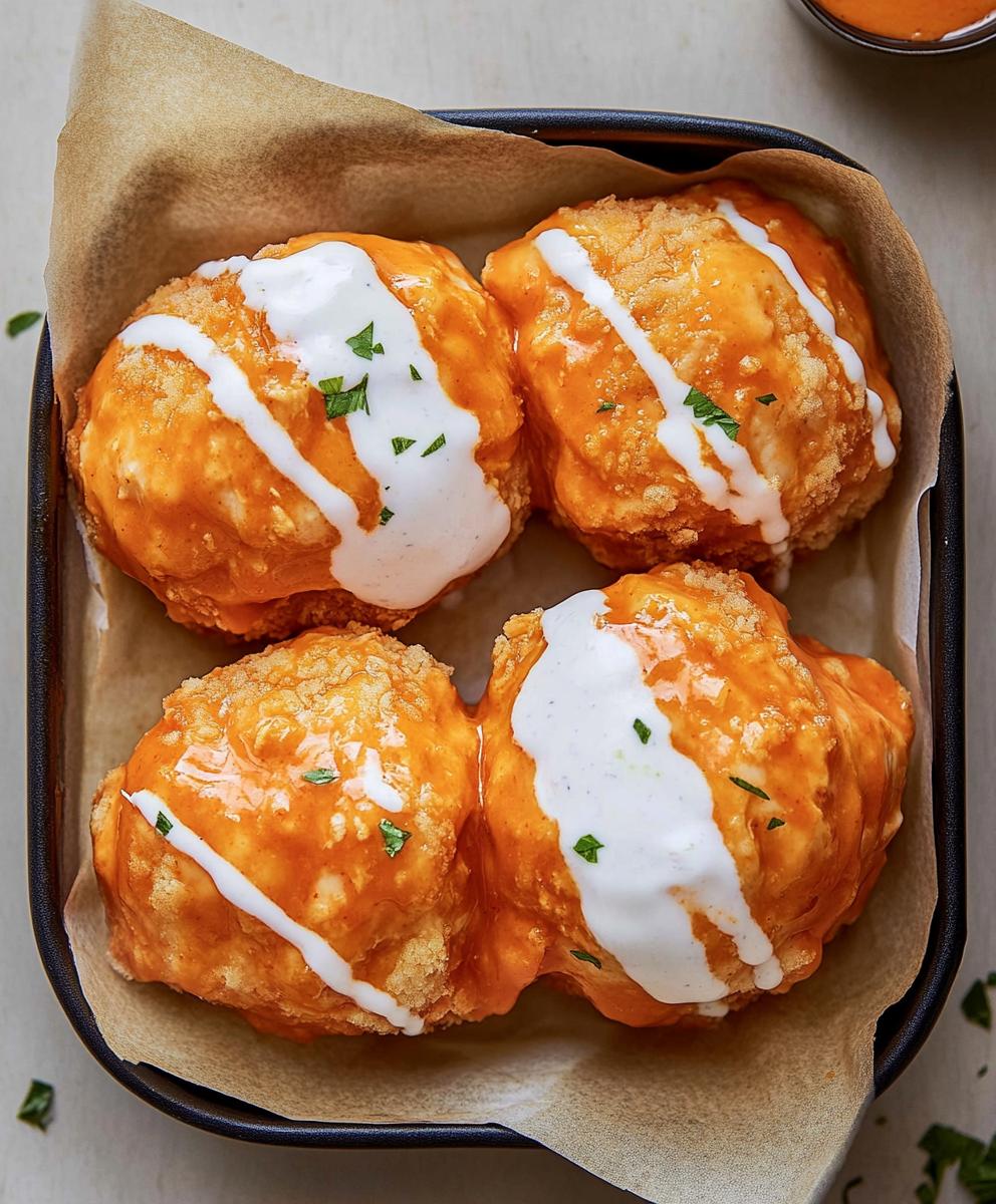 Buffalo Chicken Bombs Recipe