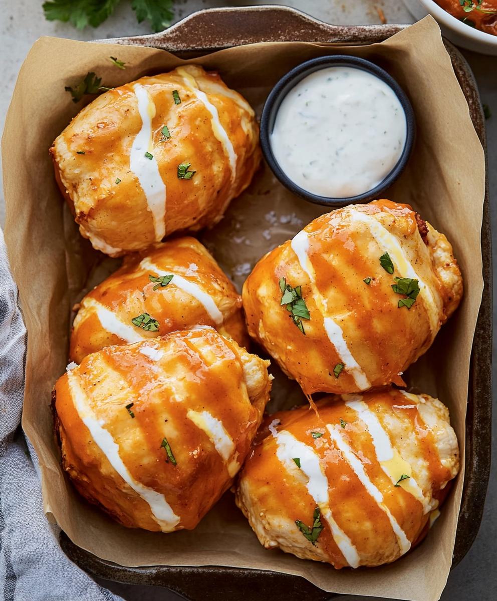 Buffalo Chicken Bombs Recipe
