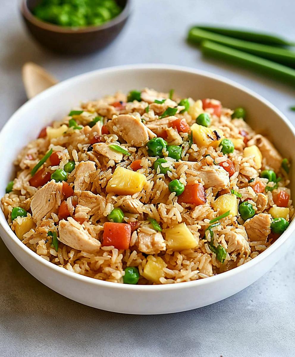 Chicken And Pineapple Fried Rice Recipe