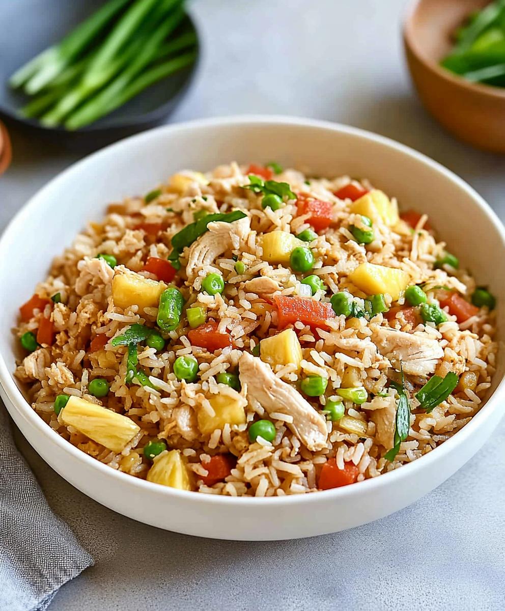 Chicken And Pineapple Fried Rice Recipe