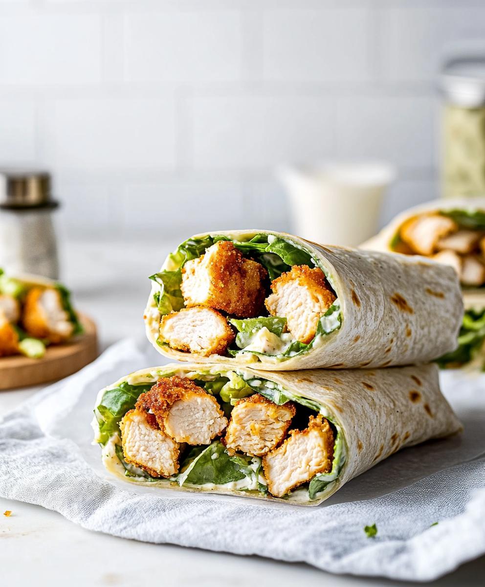 Chicken Caesar Wraps Recipe
