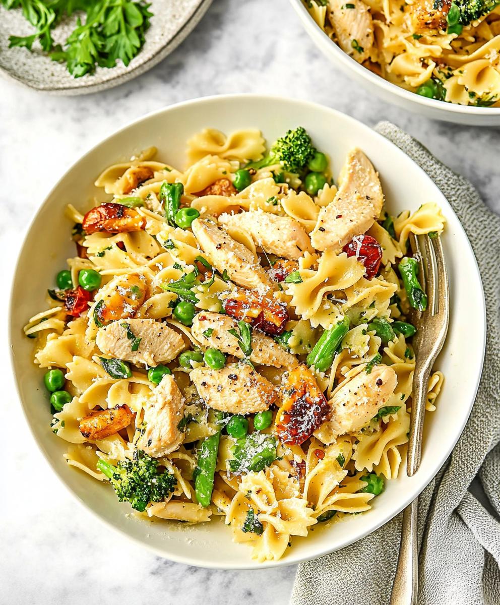 Chicken Pasta Primavera Recipe