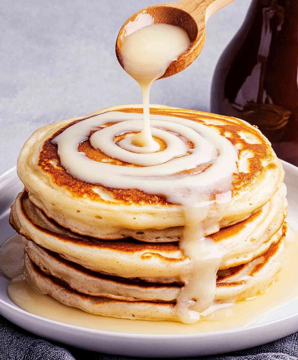 Cinnamon Roll Pancakes Recipe