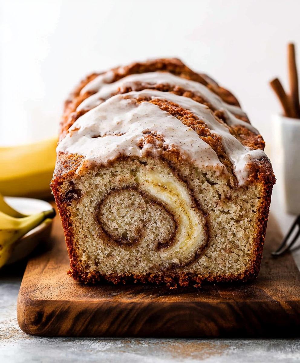 Classic Cinnamon Swirl Banana Bread Recipe