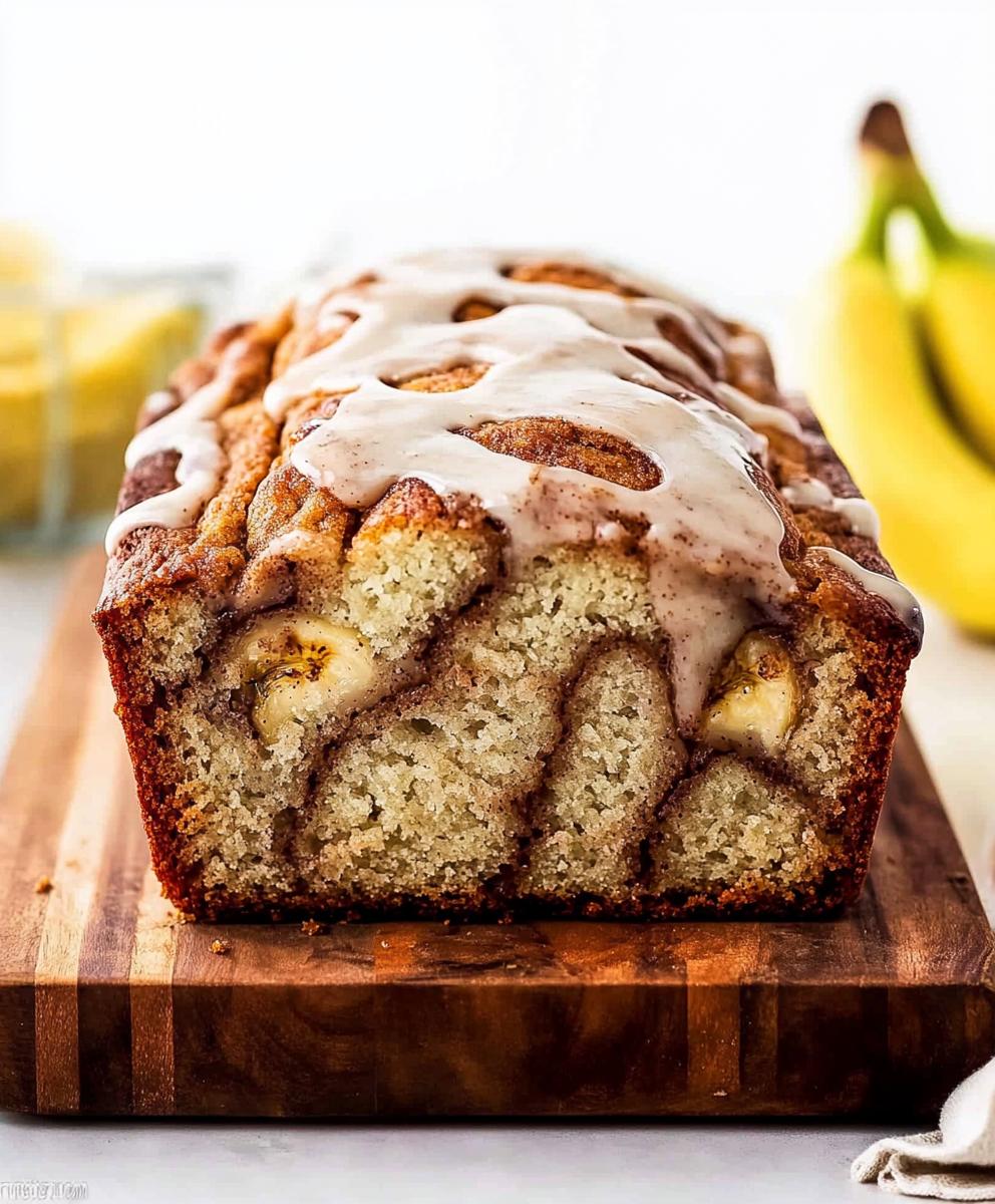 Classic Cinnamon Swirl Banana Bread Recipe