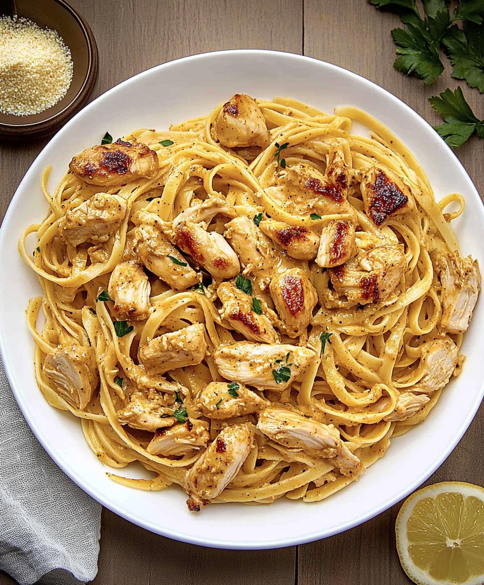 Cowboy Butter Chicken Linguine Recipe