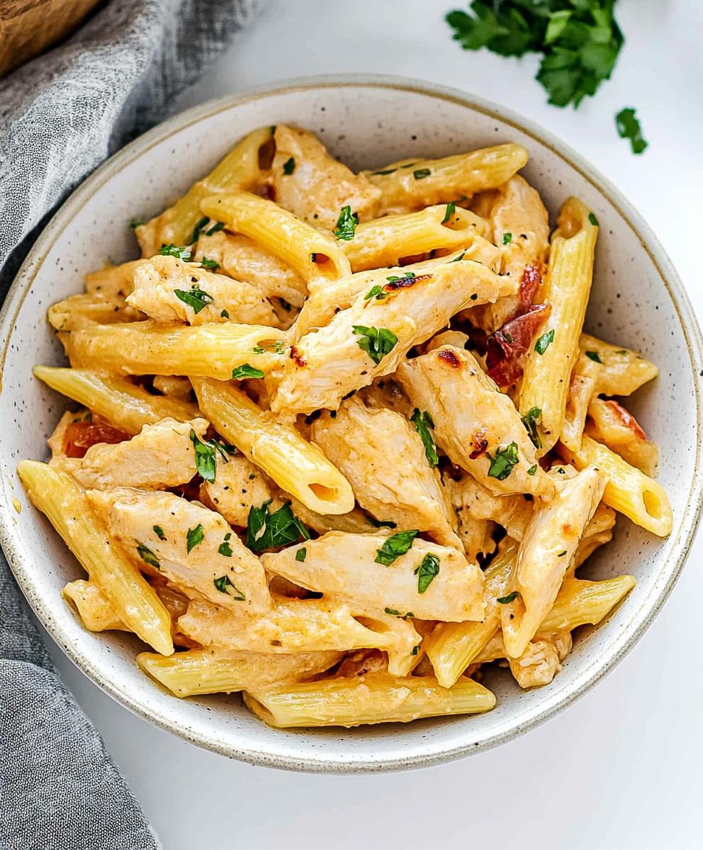 Crack Chicken Penne Recipe