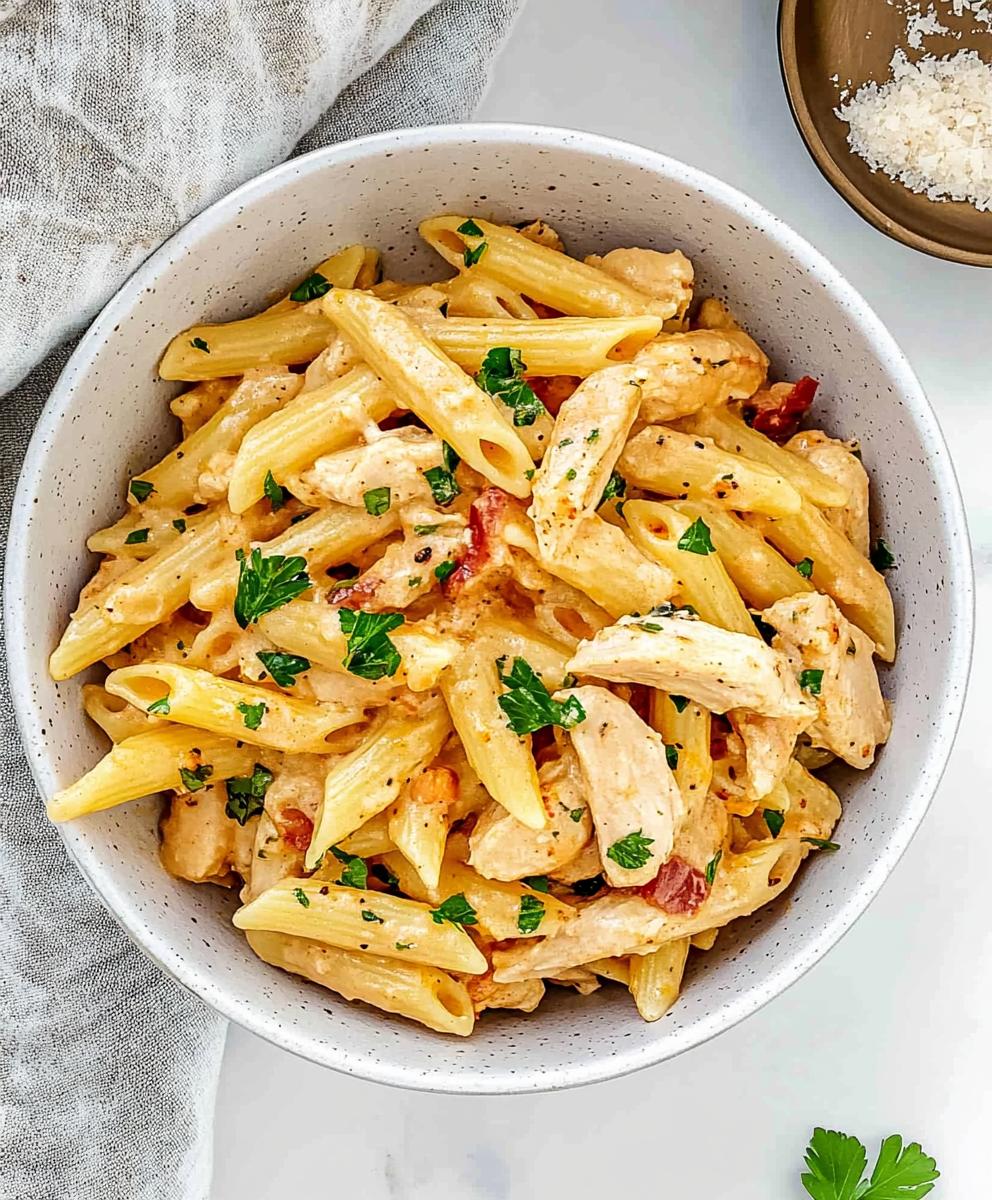 Crack Chicken Penne Recipe