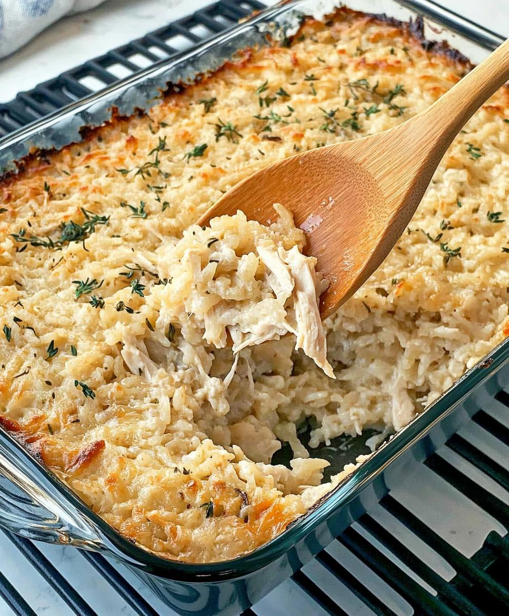 Creamy Chicken And Rice Casserole Recipe