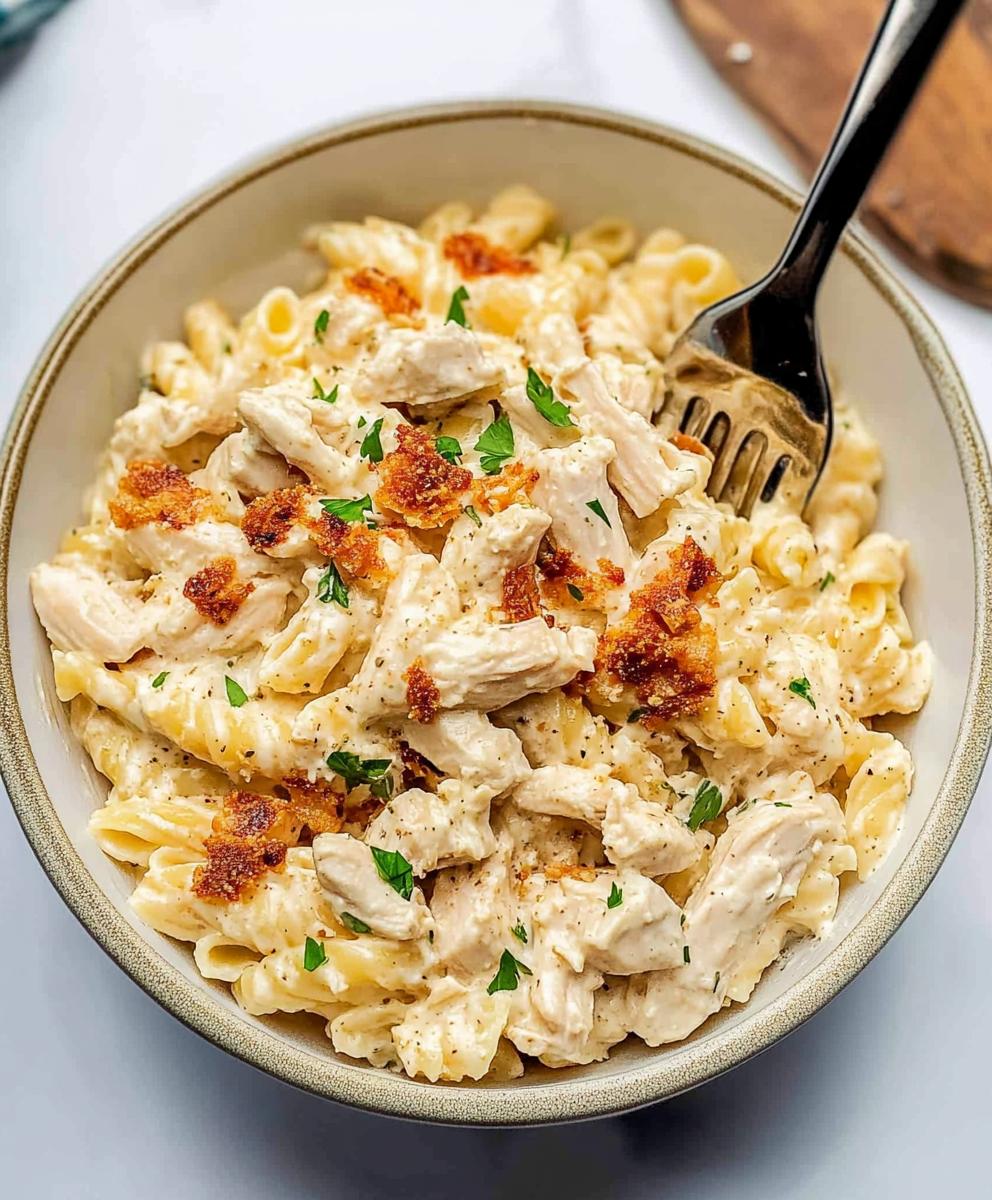 Creamy Chicken Ranch Pasta Recipe