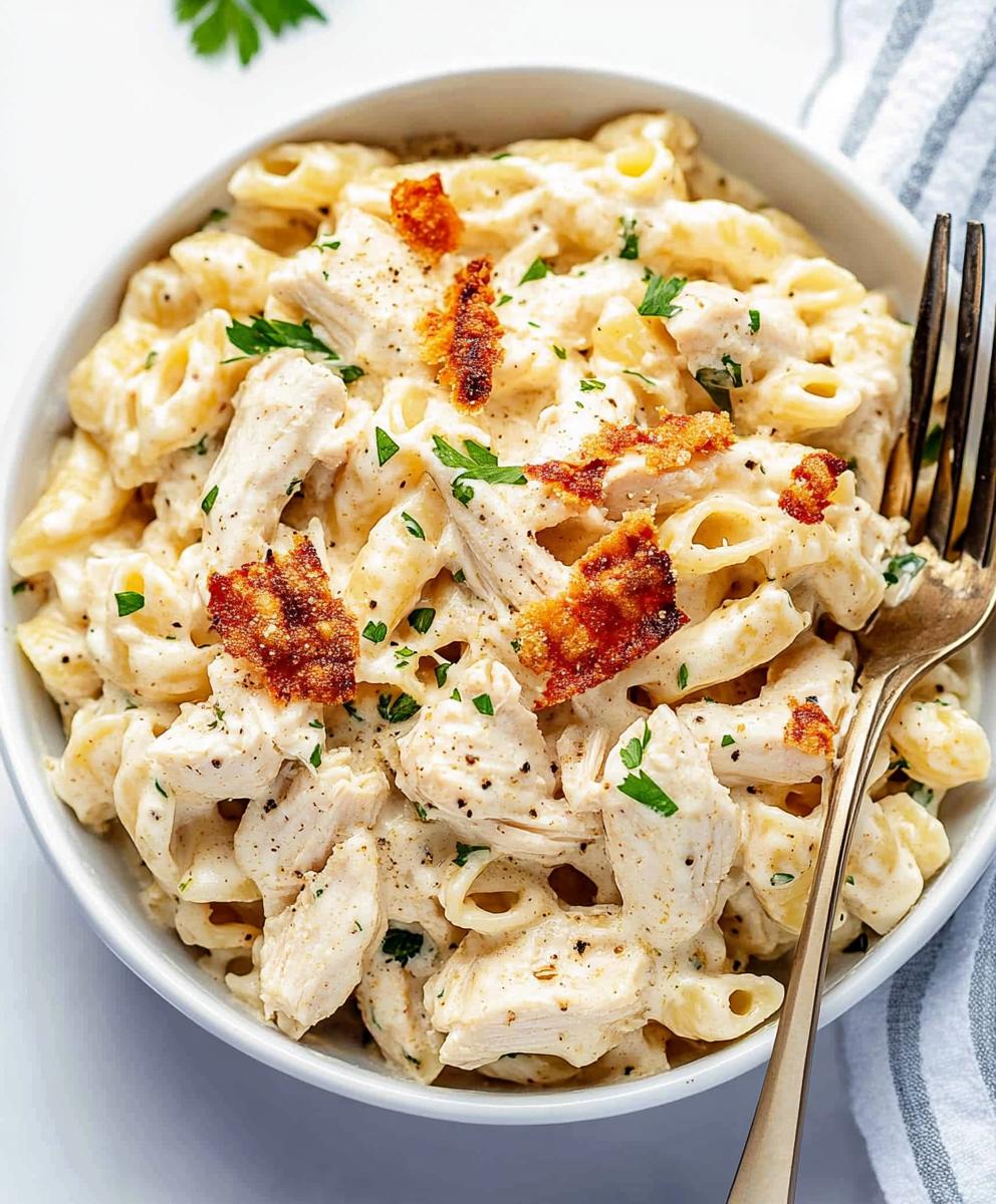 Creamy Chicken Ranch Pasta Recipe