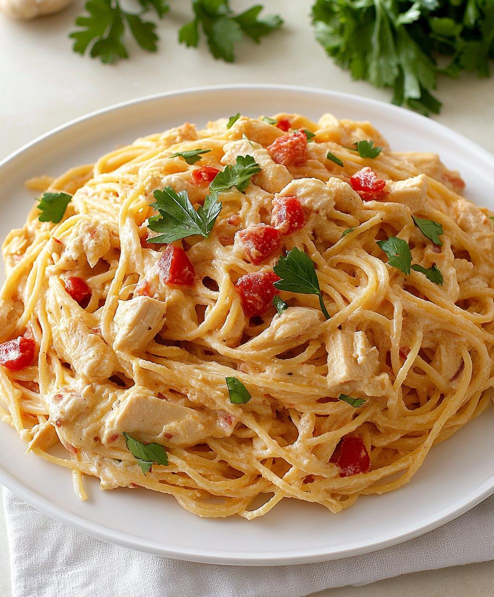 Creamy Chicken Spaghetti Recipe