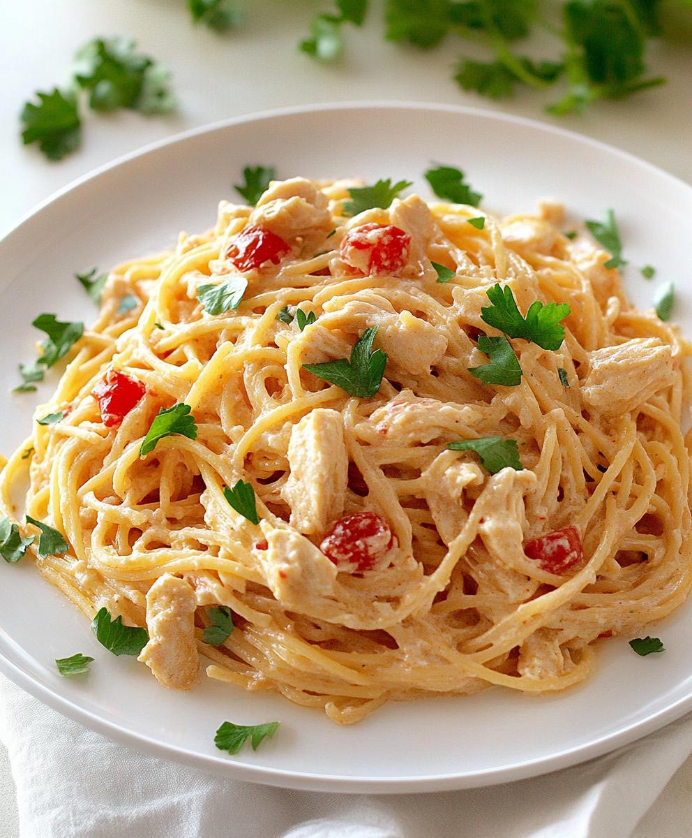Creamy Chicken Spaghetti Recipe