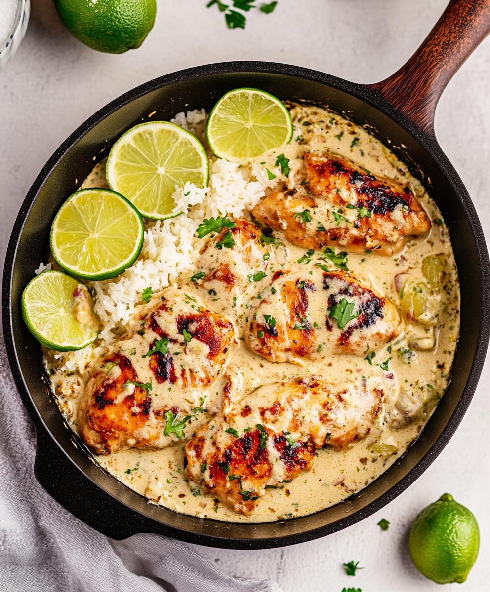 Creamy Coconut Lime Chicken Recipe