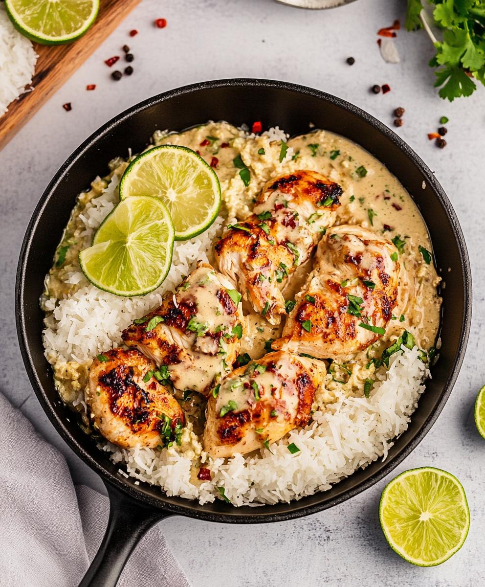 Creamy Coconut Lime Chicken Recipe