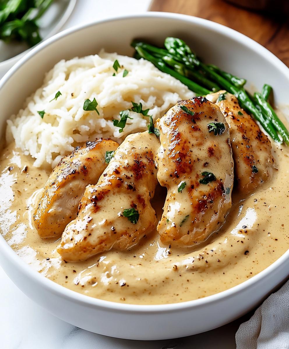 Creamy Garlic Chicken Recipe