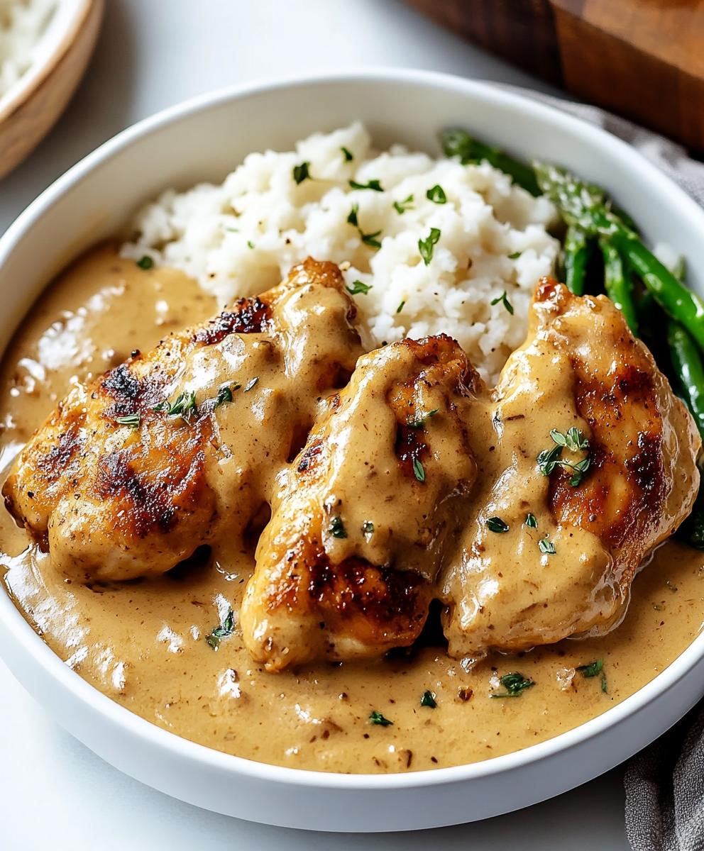 Creamy Garlic Chicken Recipe