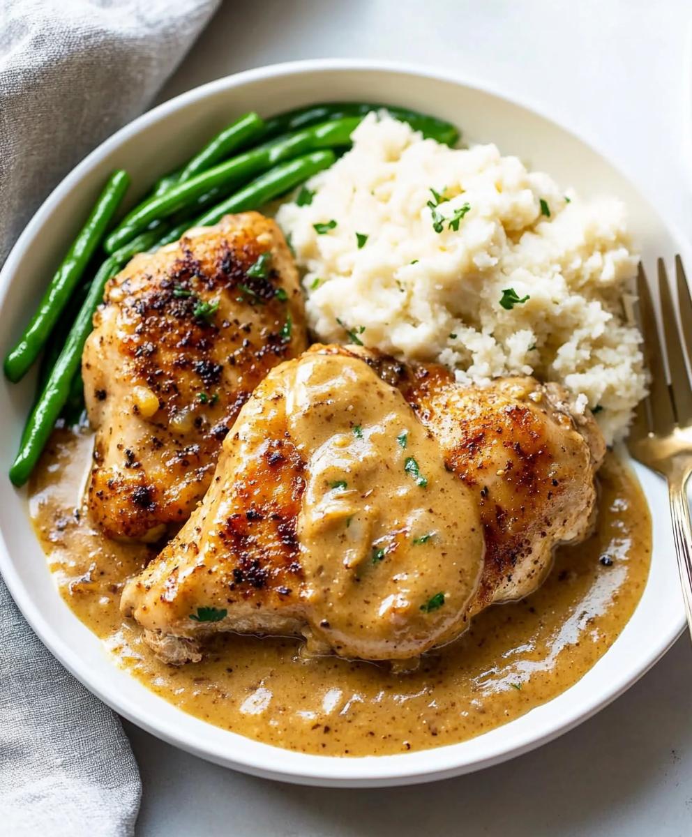 Creamy Garlic Chicken Recipe