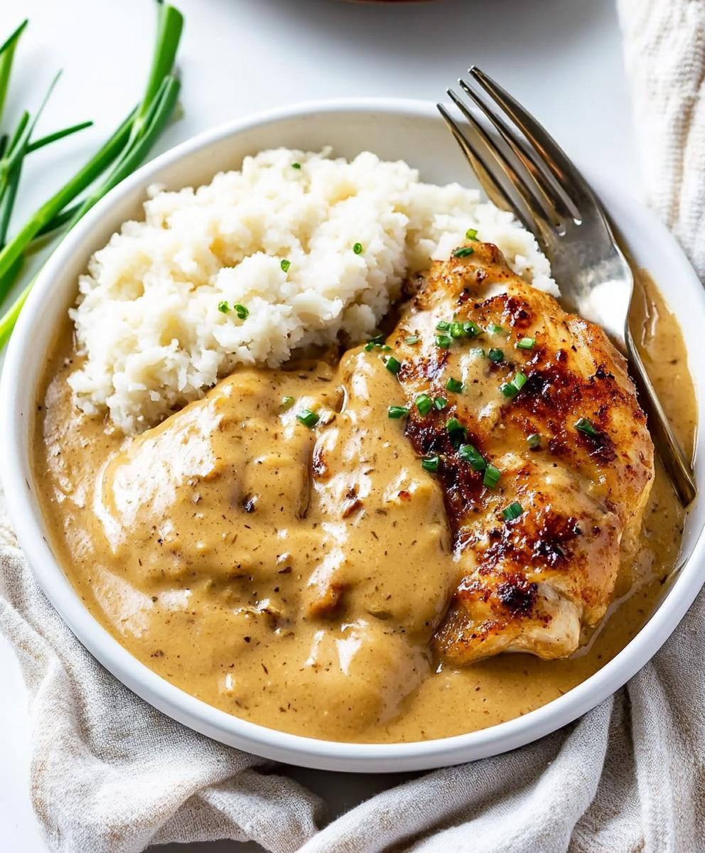 Creamy Garlic Chicken Recipe